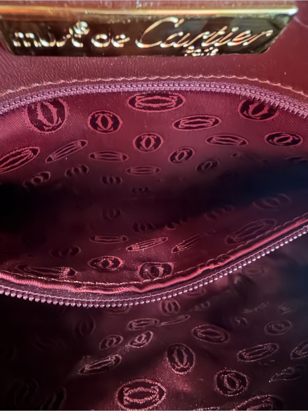 Cartier “Must de Cartier” Clutch - Picture 7 of 11